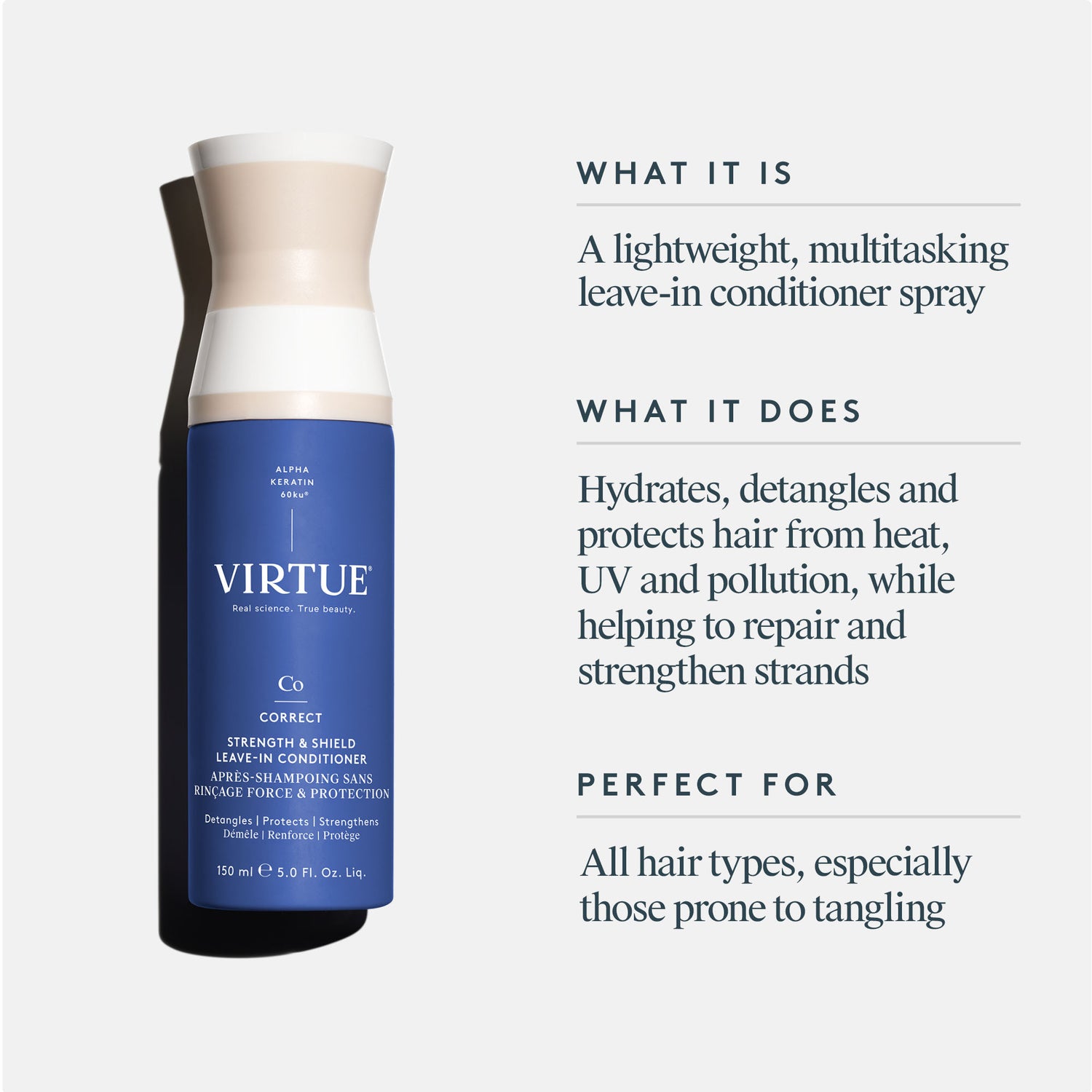 Information related to Virtue Strength & Shield Leave-in Conditioner
