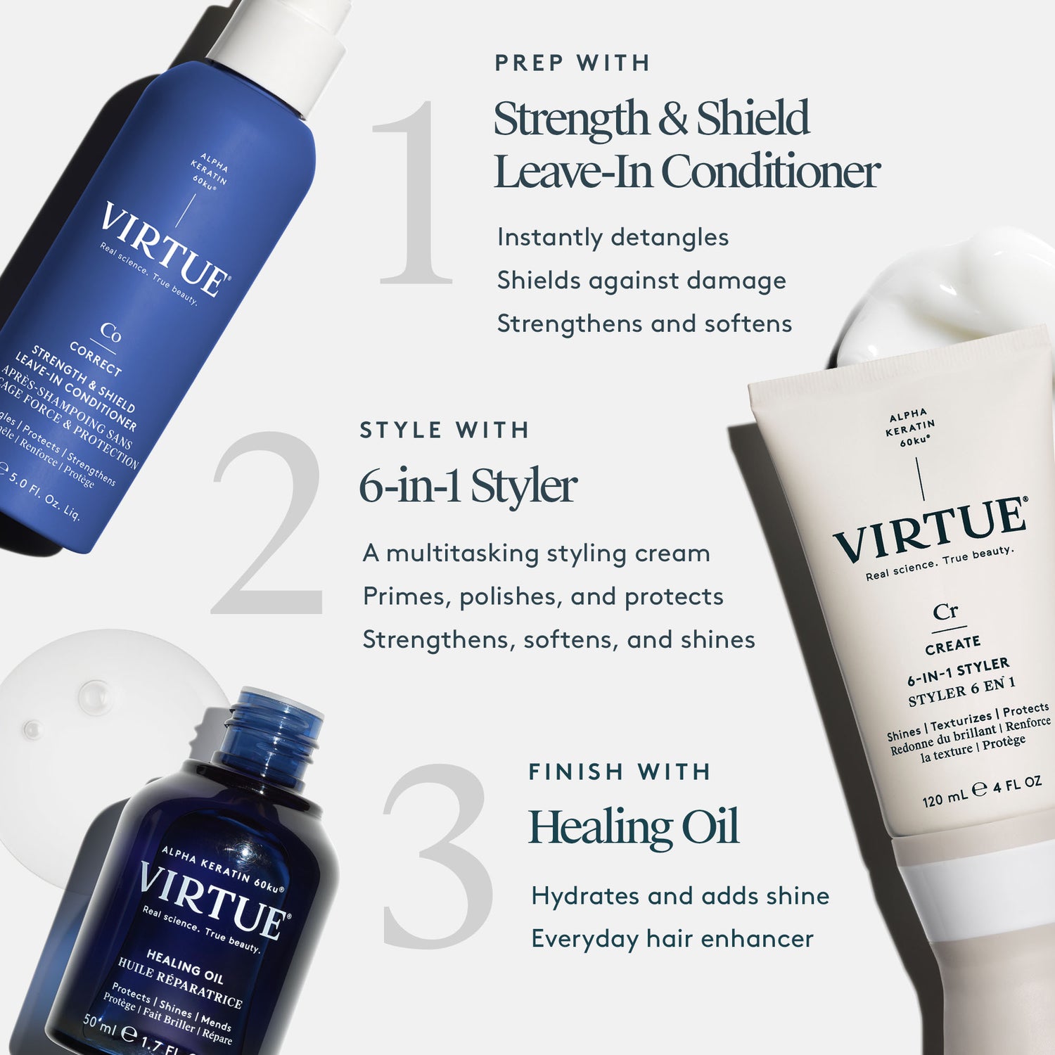 Information related to Virtue Strength & Shield Leave-in Conditioner