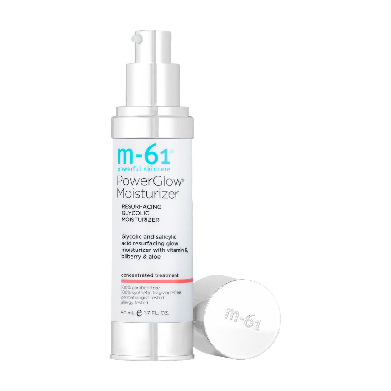 Image of an open M-61 PowerGlow Moisturizer