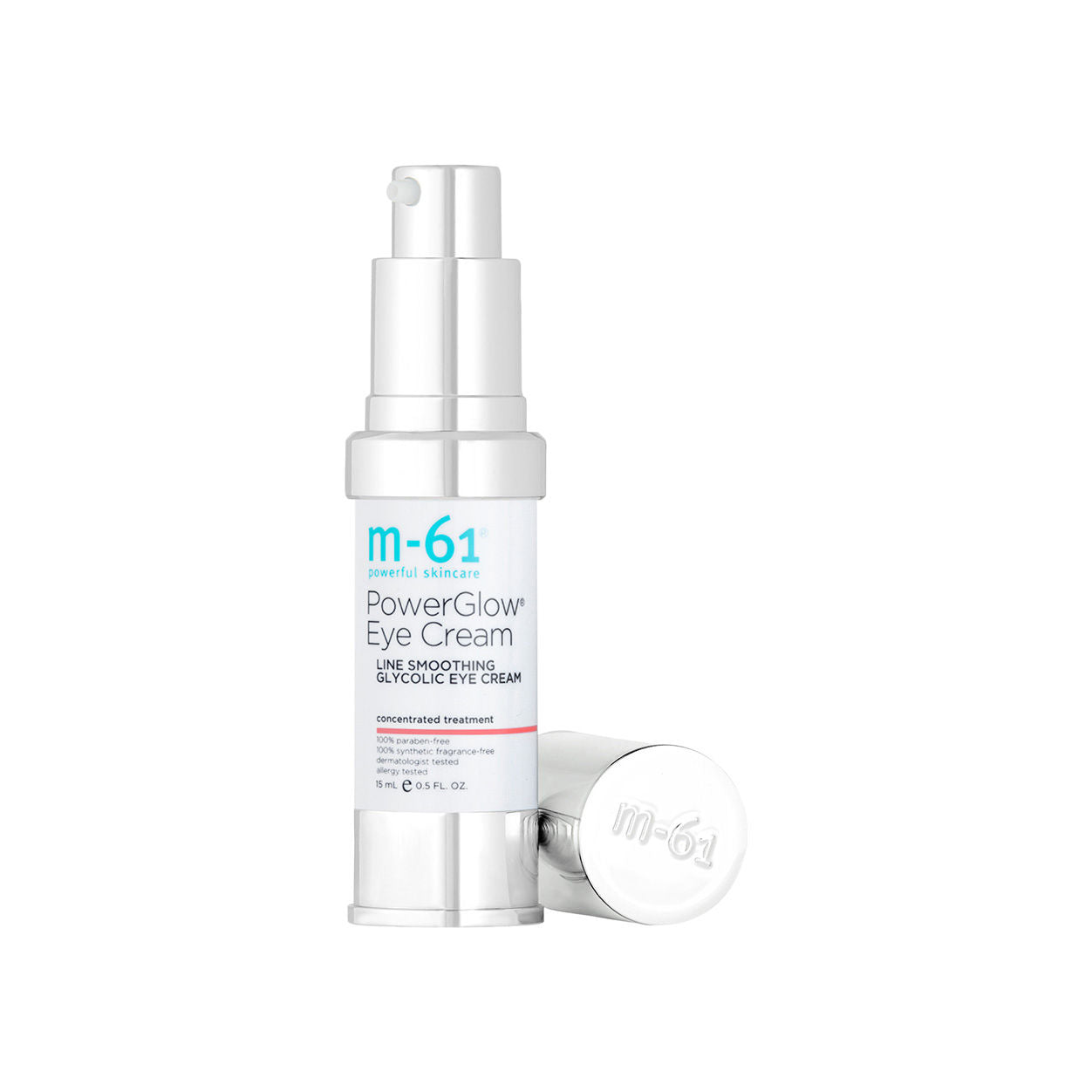 Image of an open M-61 PowerGlow Eye Cream