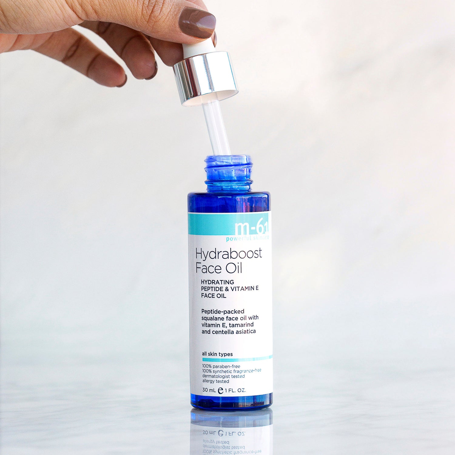 Lifestyle image of M-61 Hydraboost Face Oil