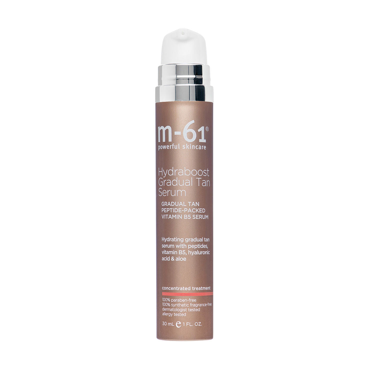 Image of an open M-61 Hydraboost Gradual Tan Serum