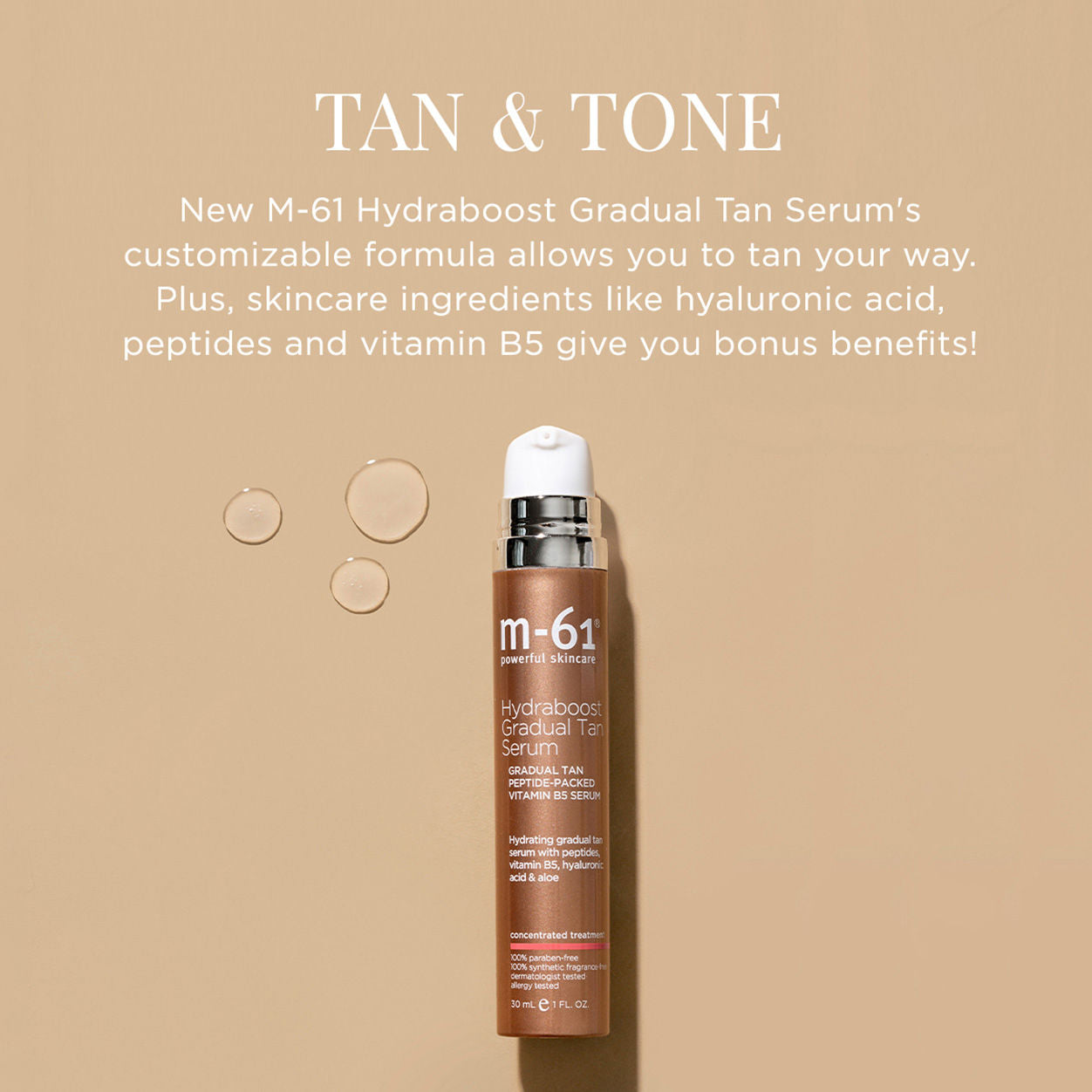 Information related to M-61 Hydraboost Gradual Tan Serum