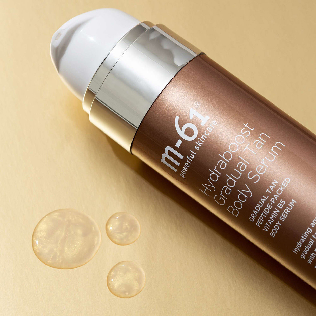 Lifestyle image of M-61 Hydraboost Gradual Tan Body Serum