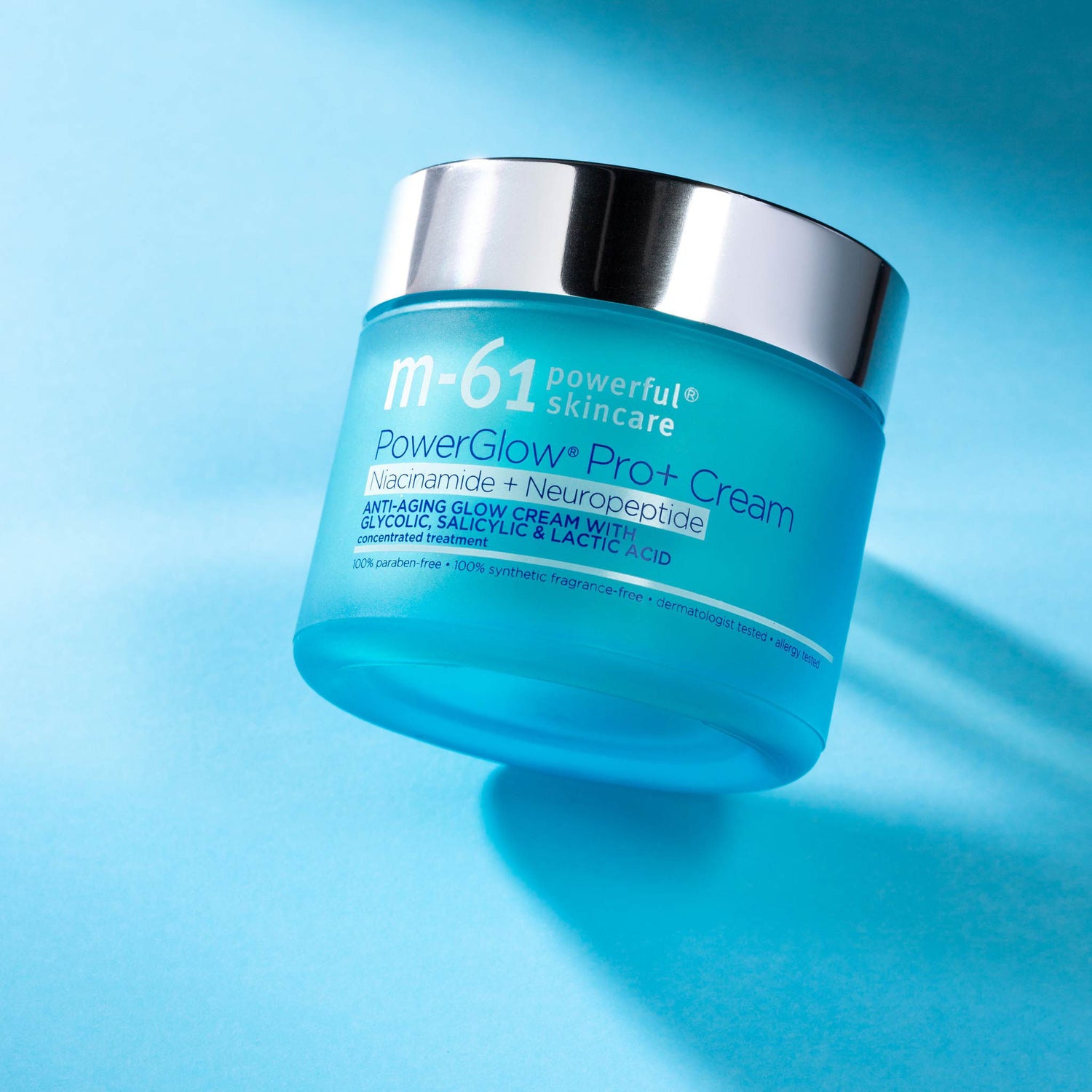 Lifestyle image of M-61 PowerGlow Pro+ Niacinamide+Neuropeptide Cream