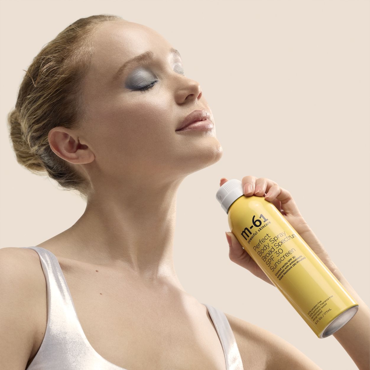 Model image of M-61 Perfect Body Spray Sunscreen SPF 30
