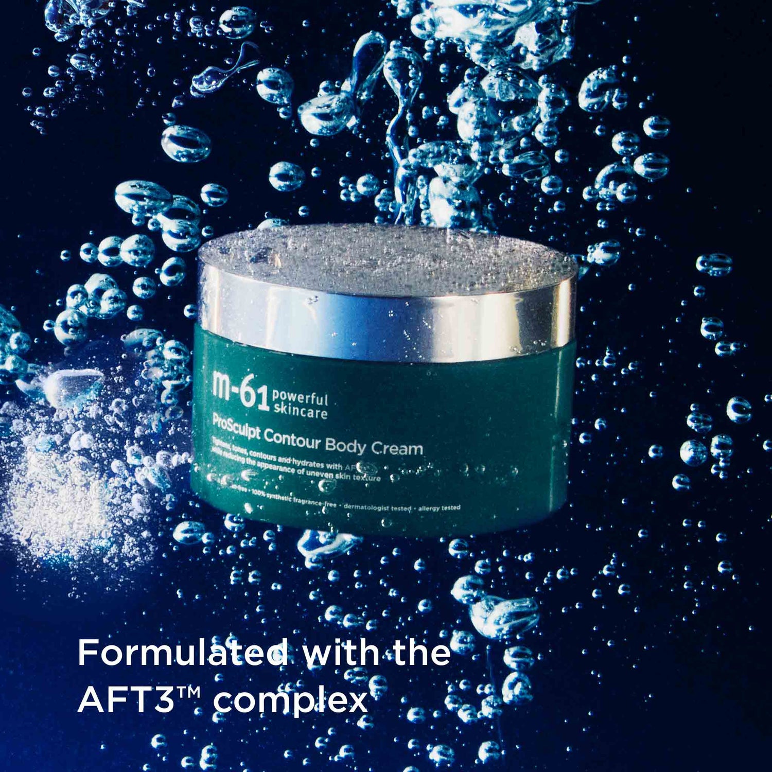 Lifestyle image of M-61 ProSculpt Contour Body Cream with AFT3™