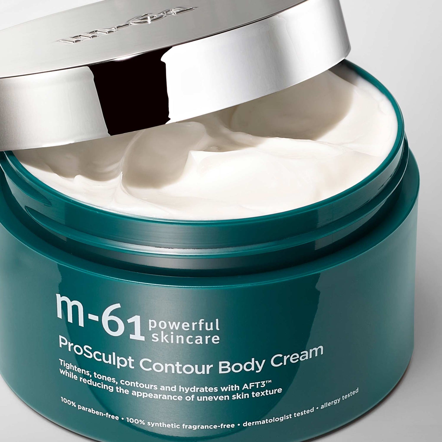 Lifestyle image of M-61 ProSculpt Contour Body Cream with AFT3™