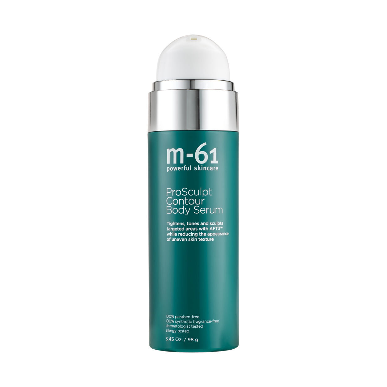 Image of an open M-61 ProSculpt Contour Body Serum with AFT3™
