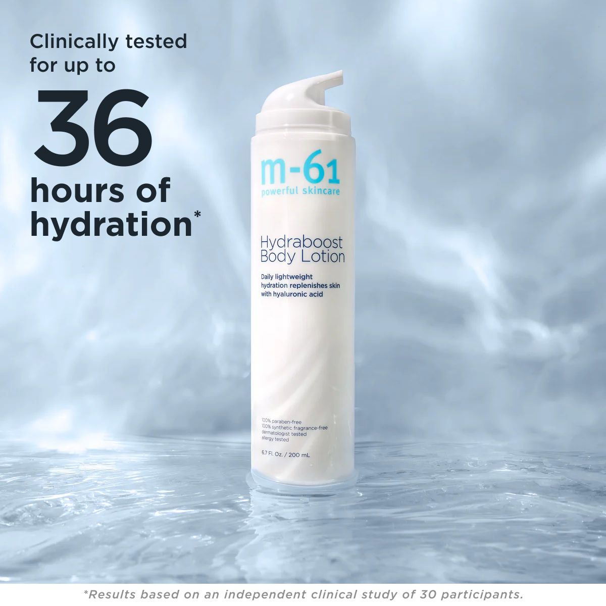 Lifestyle image of M-61 Hydraboost Body Lotion