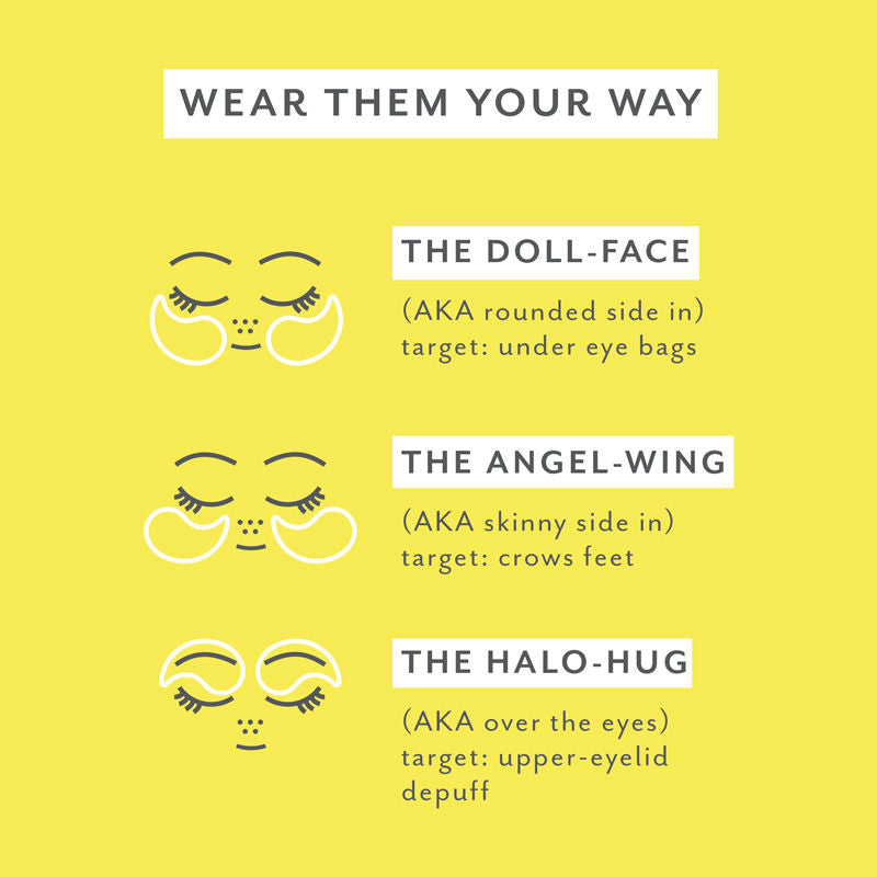 Lifestyle image of Patchology FlashPatch Illuminating Eye Gels