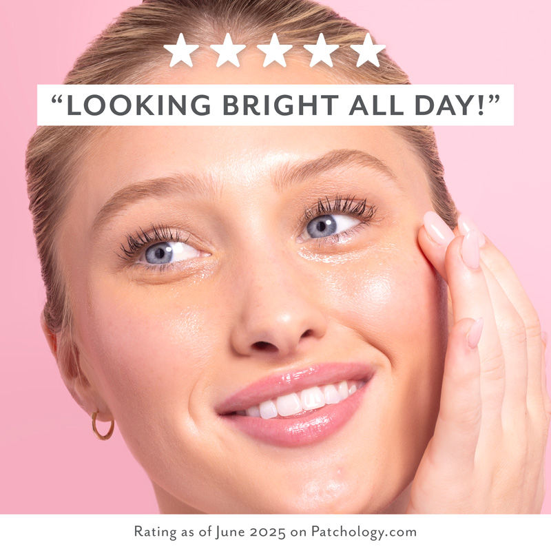 Image of an open Patchology Served Chilled Rose All Day Eye Gels 5pk