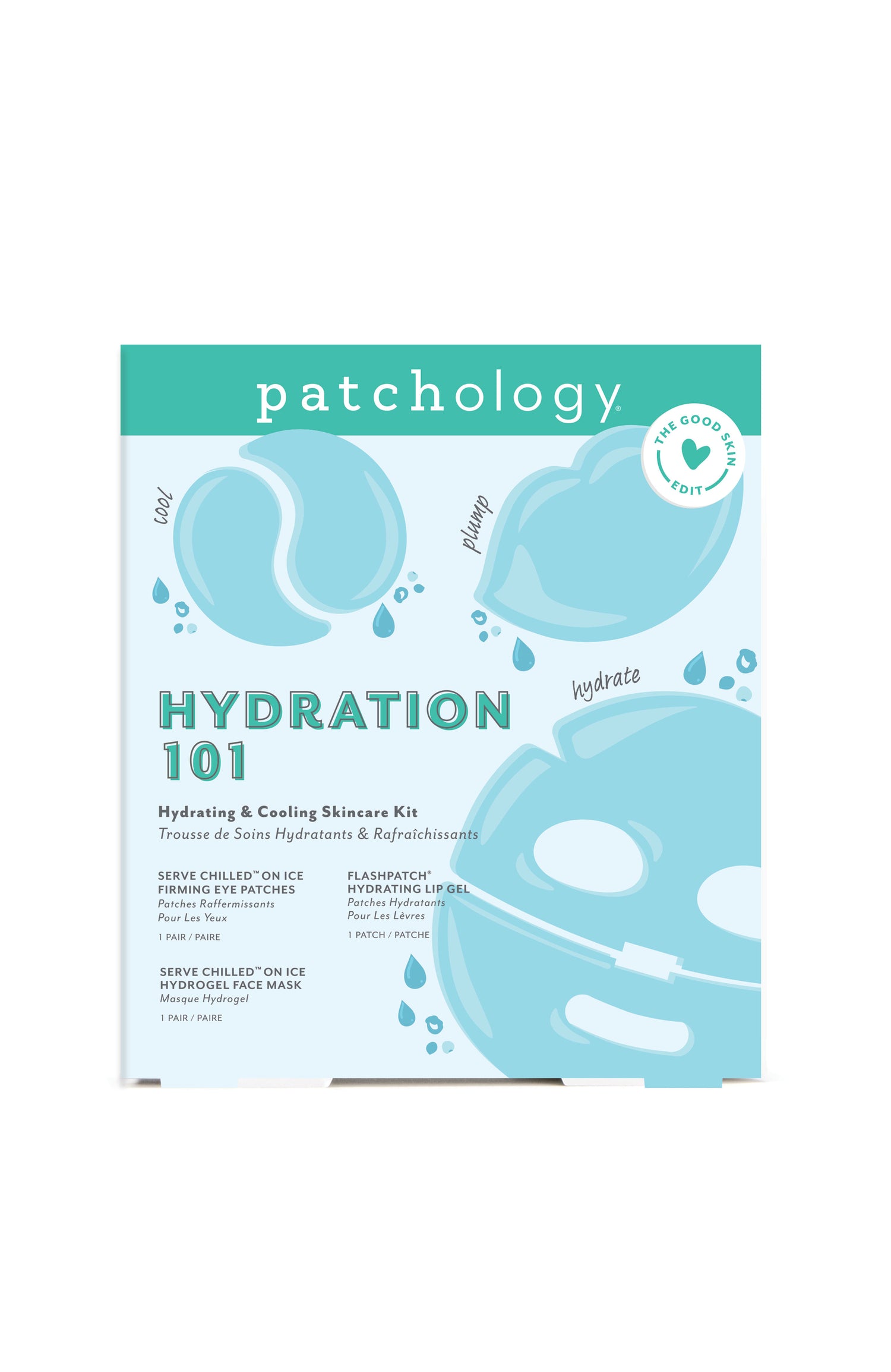 Patchology Hydration 1.O.1. Hydrating & Cooling Skincare Kit main image