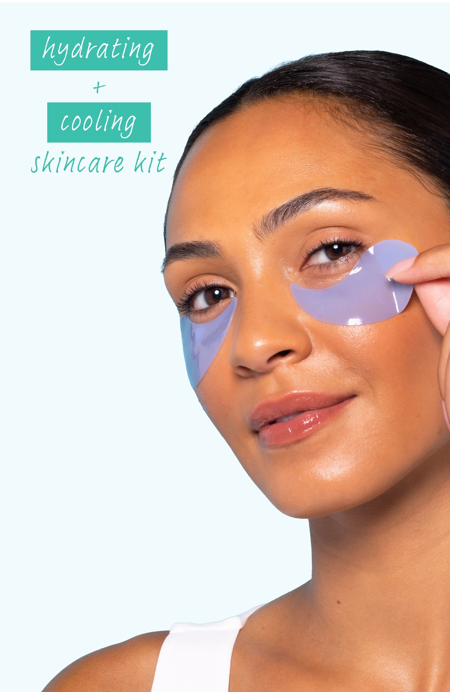 Model image of Patchology Hydration 1.O.1. Hydrating & Cooling Skincare Kit