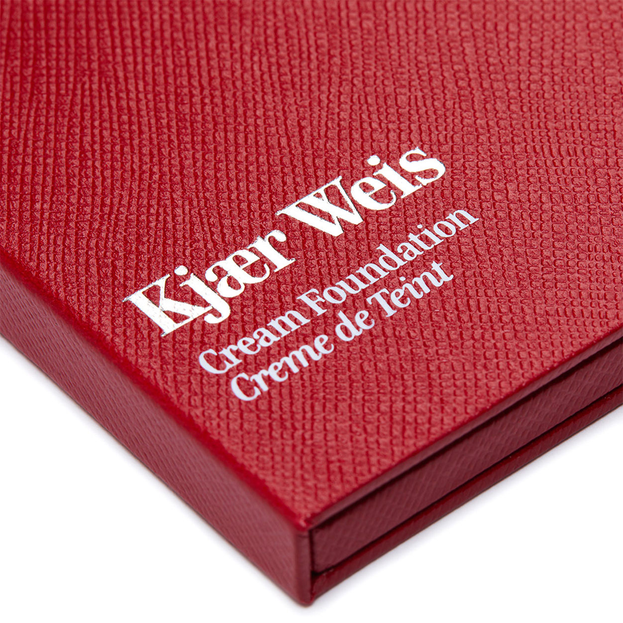 Side image of Kjaer Weis Red Edition Compact Cream Foundation Case