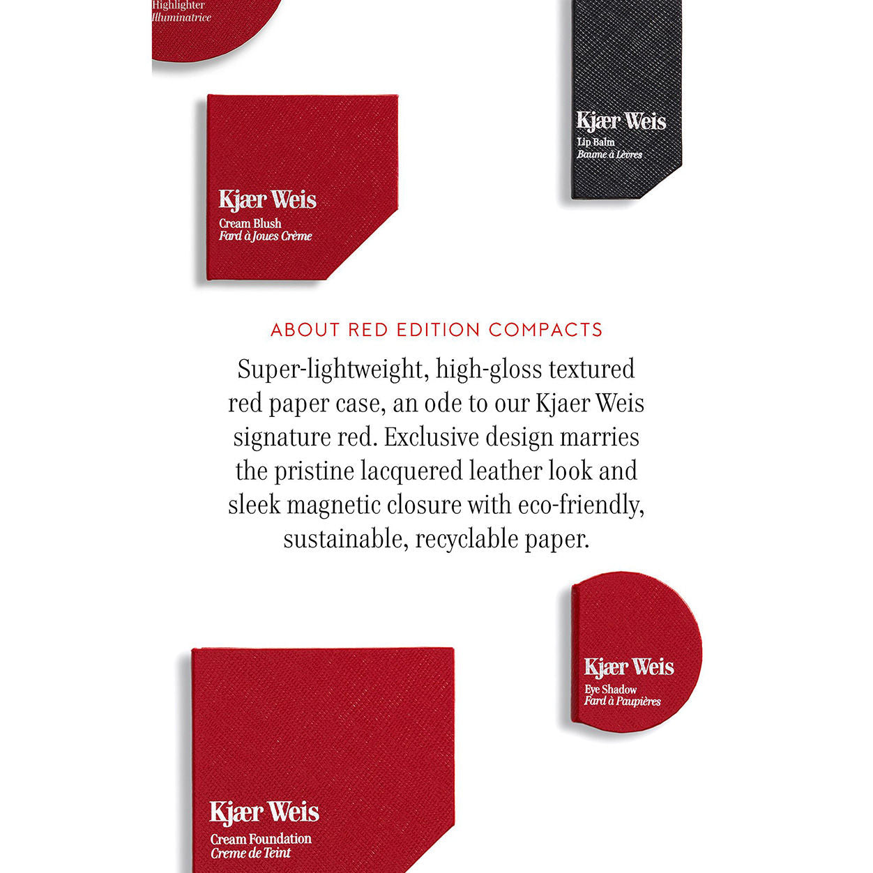 Information related to Kjaer Weis Red Edition Compact Cream Foundation Case