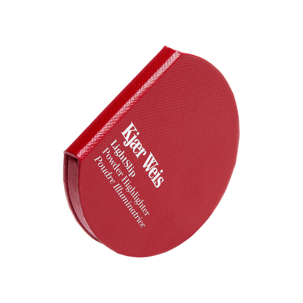 Side image of Kjaer Weis Red Edition Powder Highlighter Case