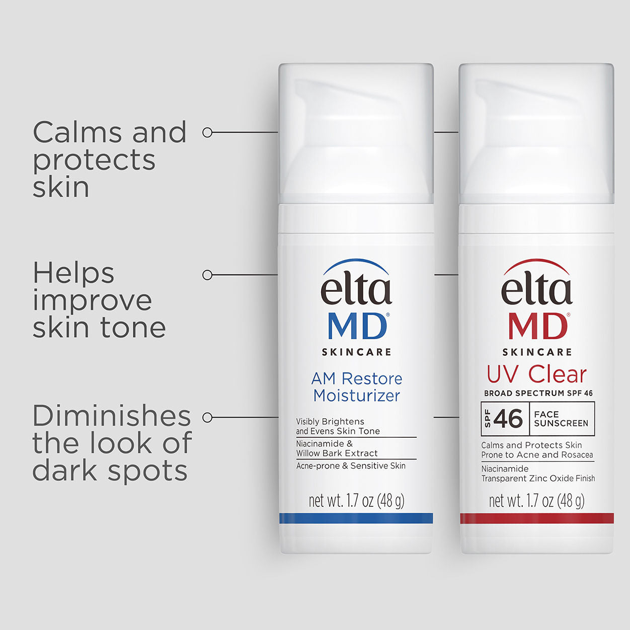 Information related to EltaMD Clear Skin Daily Duo Kit