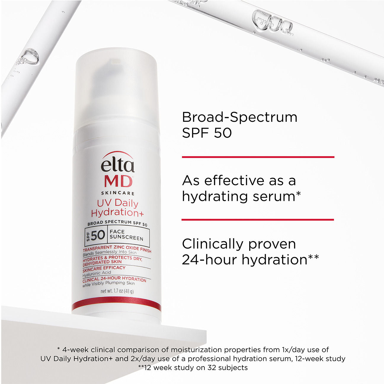 Information related to EltaMD UV Daily Hydration+ Broad Spectrum SPF 50