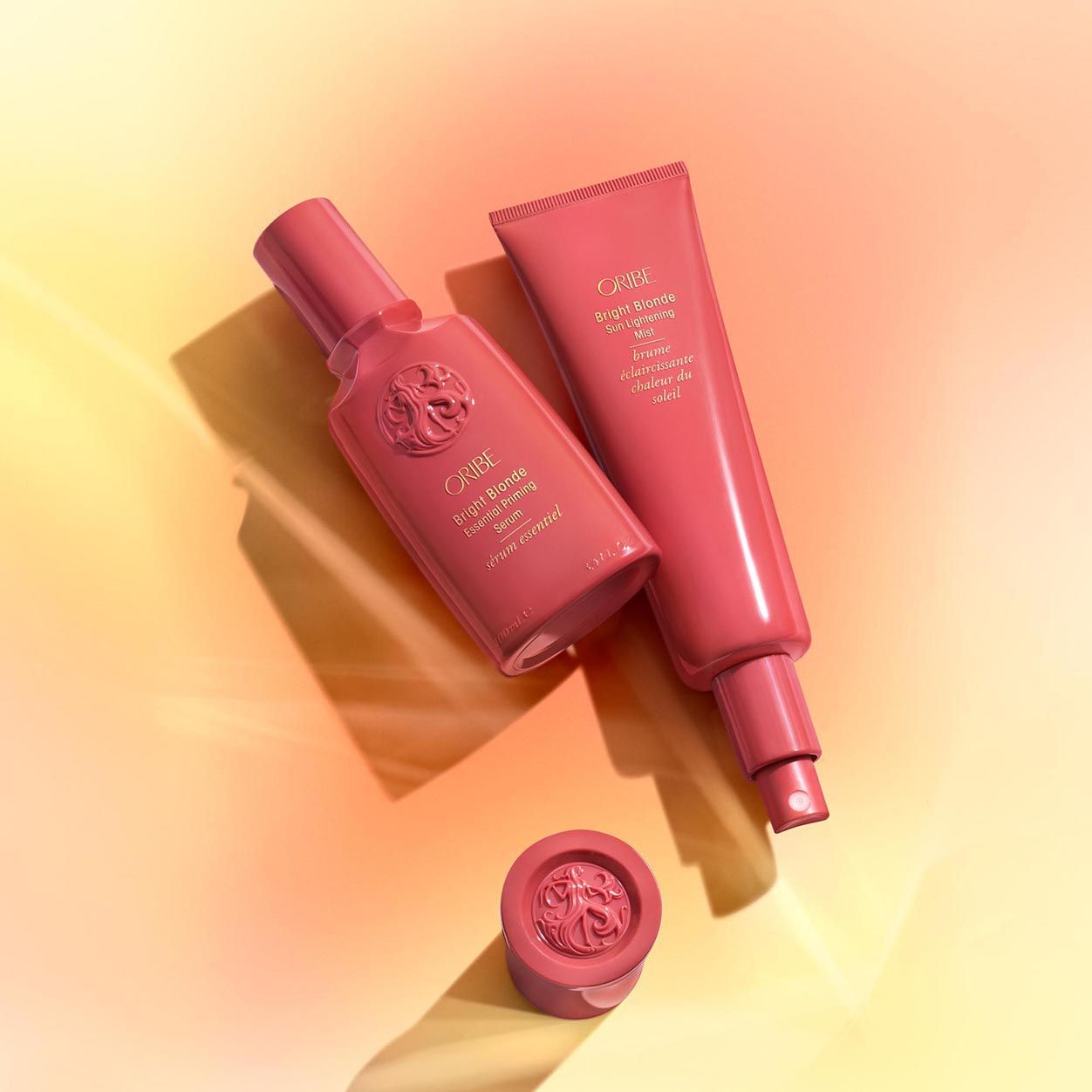 Lifestyle image of Oribe Bright Blonde Essential Priming Serum