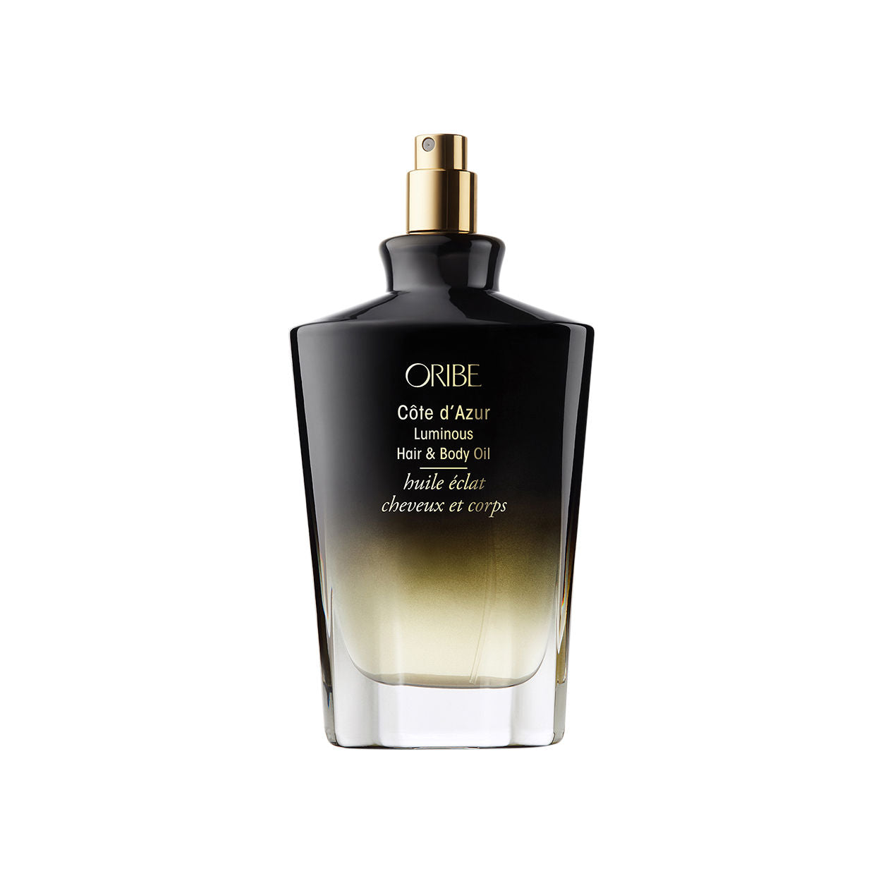 Image of an open Oribe Cote d’Azur Hair and Body Oil