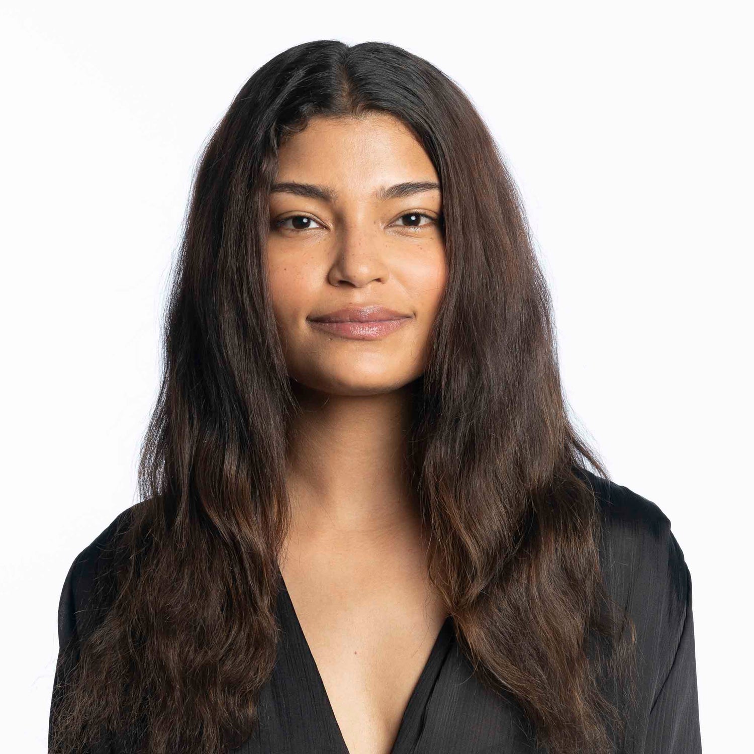 Before and after results of using Oribe Intense Conditioner for Moisture and Control