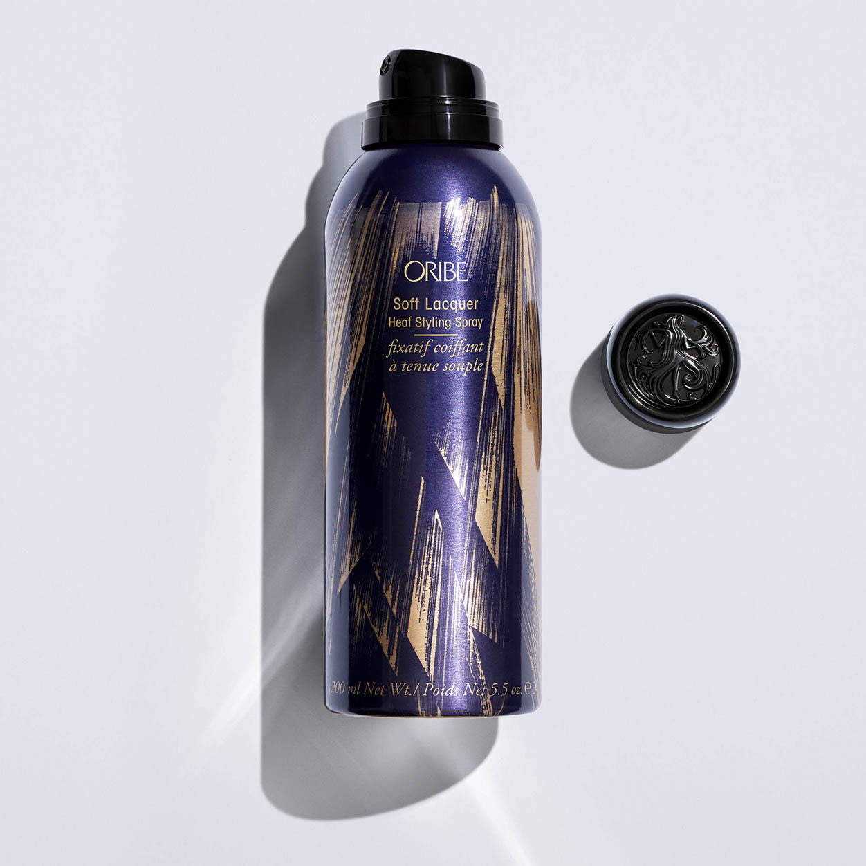 Lifestyle image of Oribe Soft Lacquer Heat Styling Spray