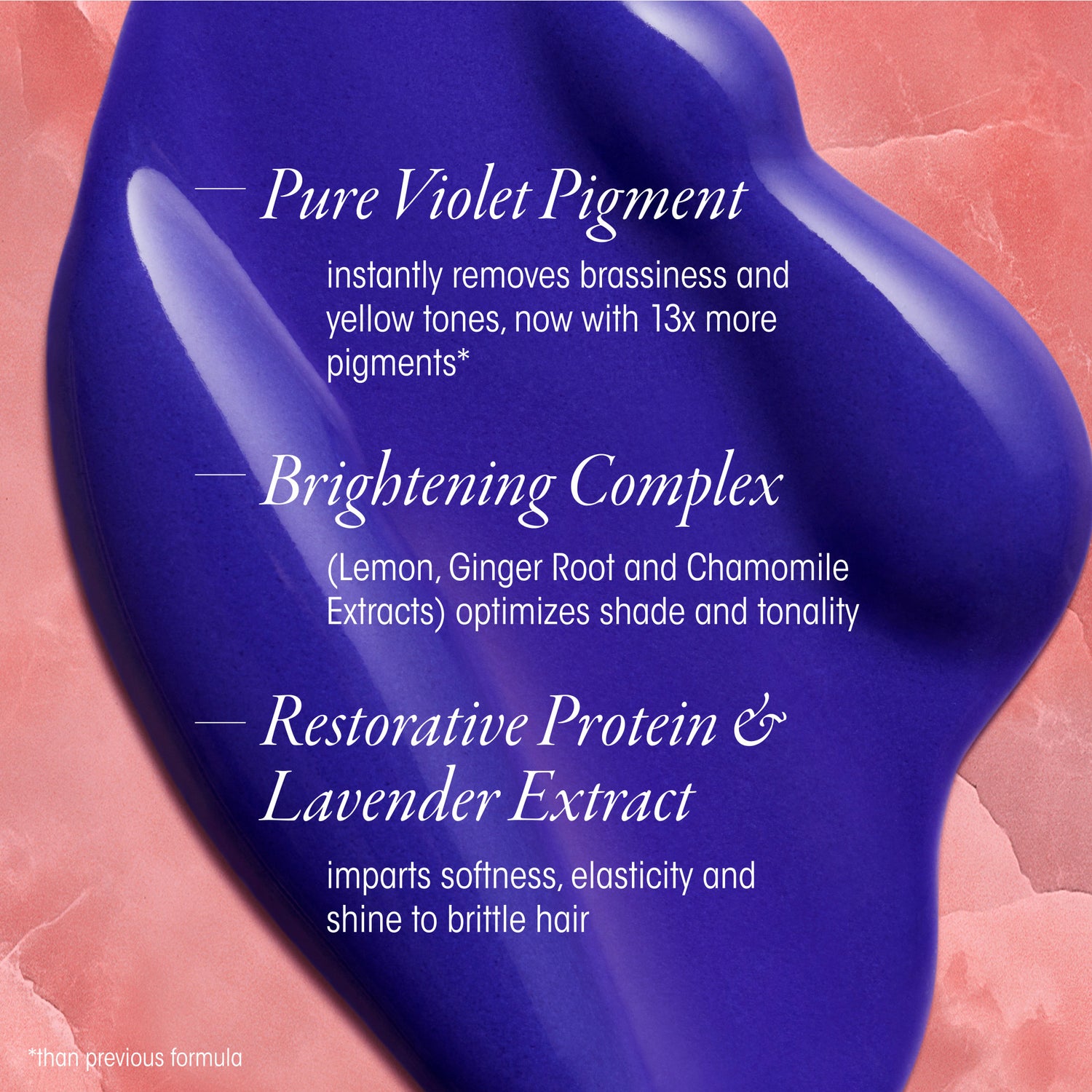Oribe Bright Blonde Radiance & Repair Treatment infographics image . This product is for blonde hair
