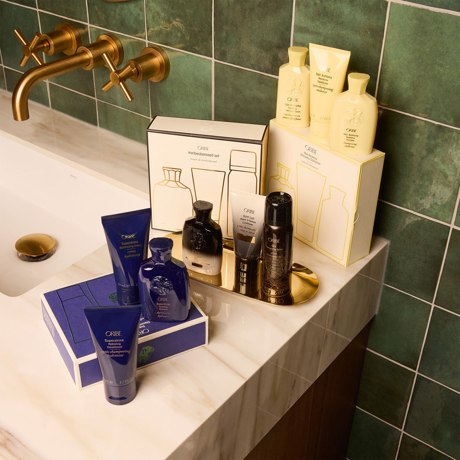 Lifestyle image of Oribe Supershine Discovery Collection