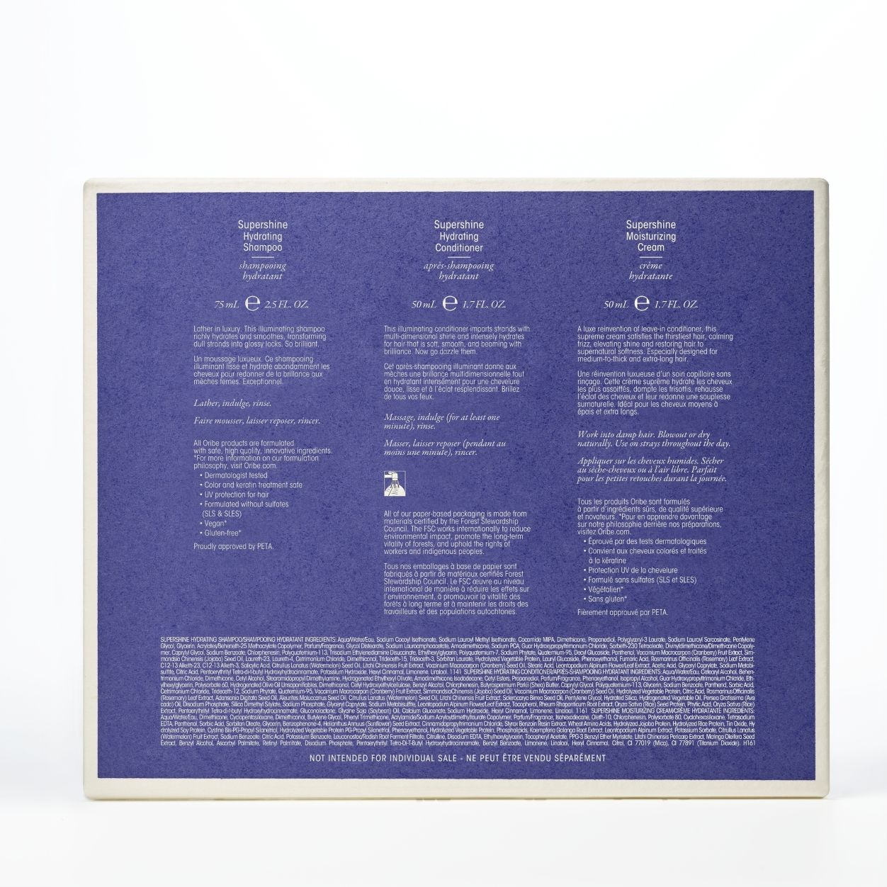 Image of the Oribe Supershine Discovery Collection box