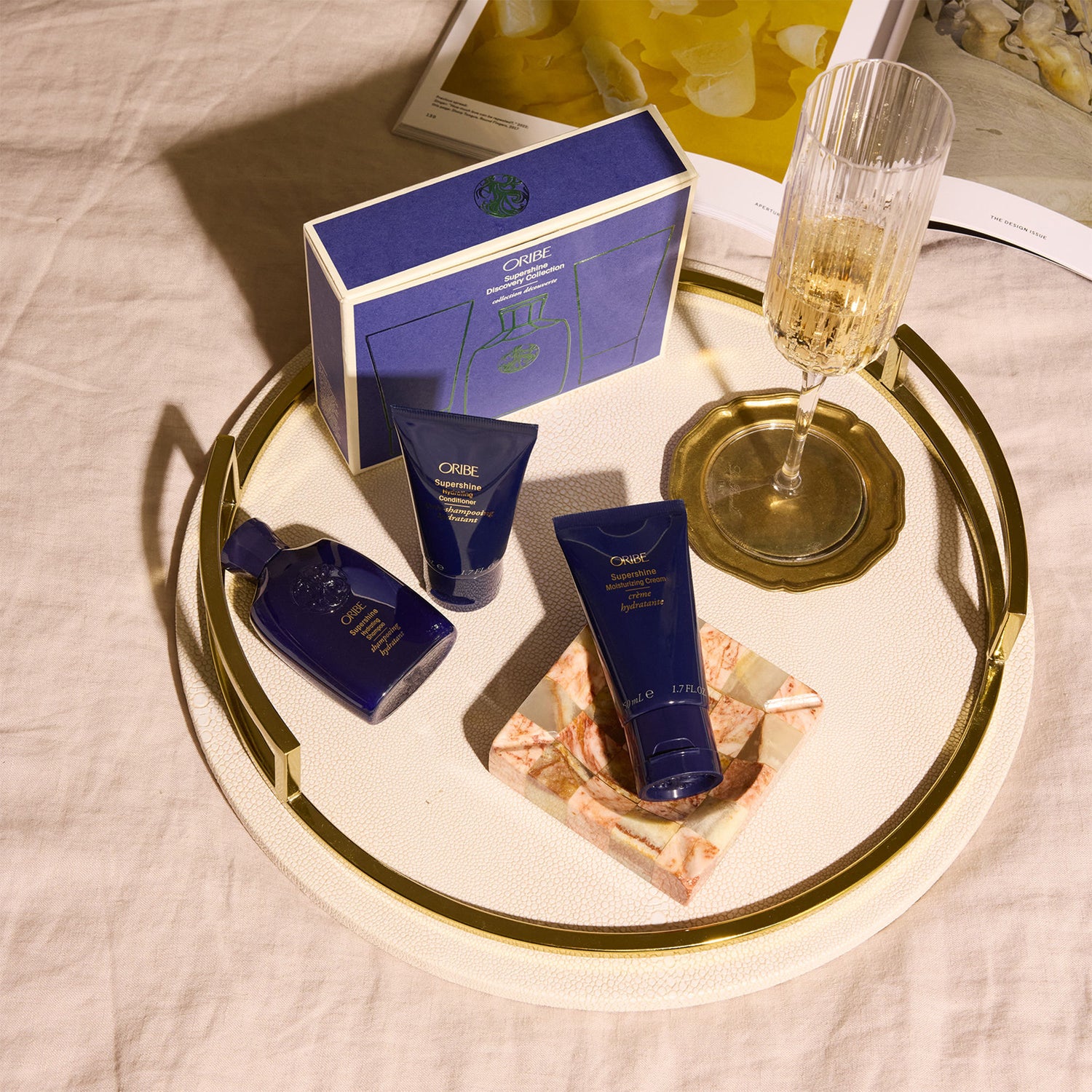 Lifestyle image of Oribe Supershine Discovery Collection