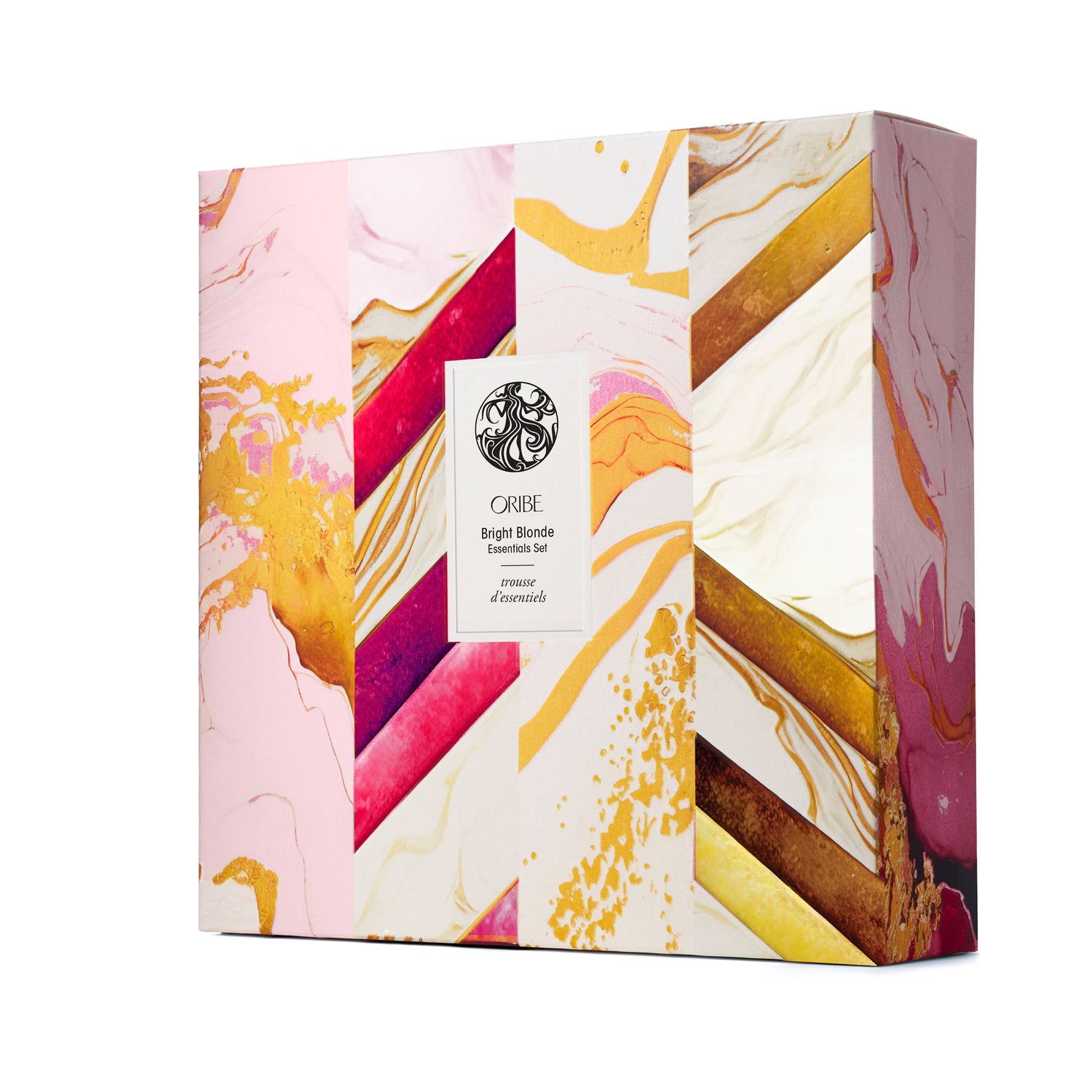Image of a closed Oribe Bright Blonde Essentials Set (Limited Edition)