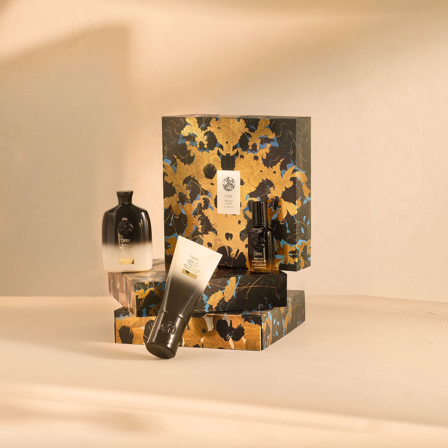 Lifestyle image of Oribe Gold Lust Collection Gift Set (Limited Edition)