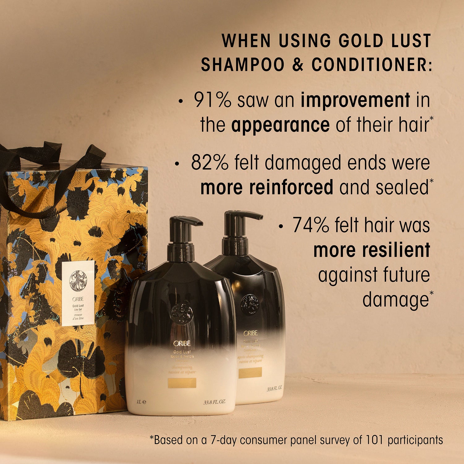 Information related to Oribe Gold Lust Liter Gift Set (Limited Edition)