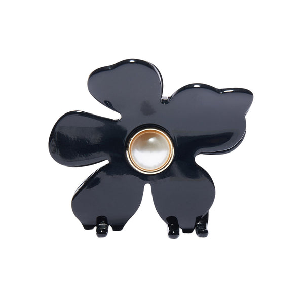 New Lele Sadoughi Crystak Dahlia Claw Clip Hair Black Lele Sadoughi Jet Lily Claw Clip – Lele Sadoughi – bluemercury main image 4