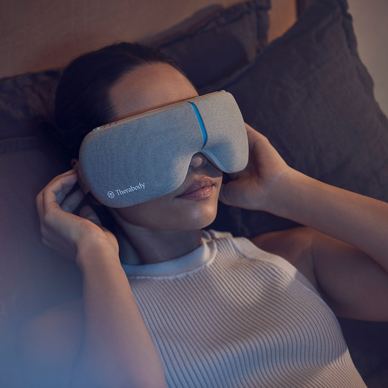 Lifestyle image of Therabody SmartGoggles