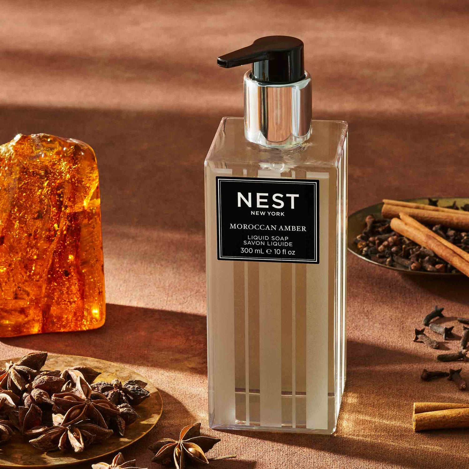 Lifestyle image of Nest Moroccan Amber Soap