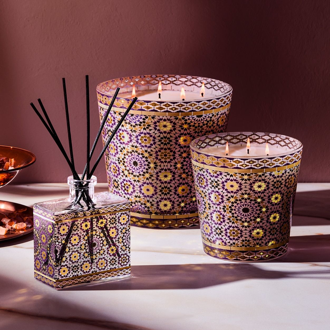 Lifestyle image of Nest Moroccan Amber Specialty Reed Diffuser