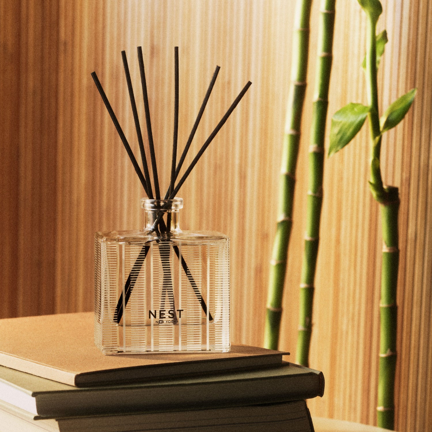 Lifestyle image of Nest Bamboo Reed Diffuser