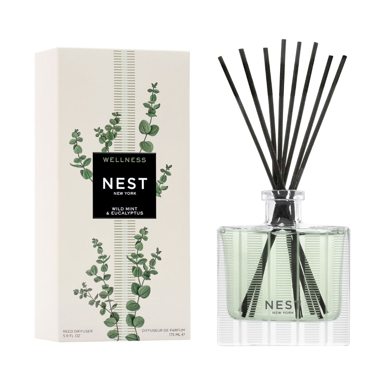 Nest Wild Mint & Eucalyptus Reed Diffuser main image