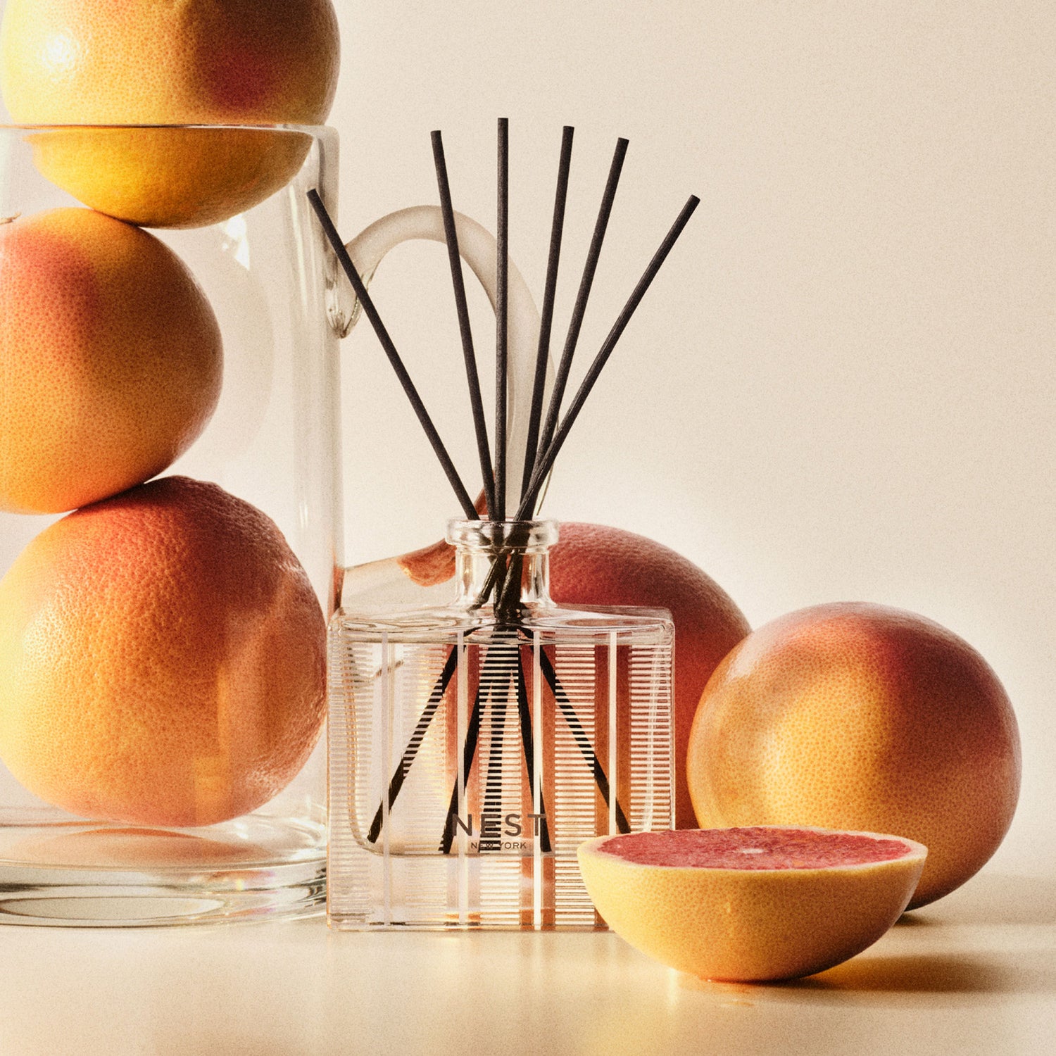 Lifestyle image of Nest Grapefruit Reed Diffuser