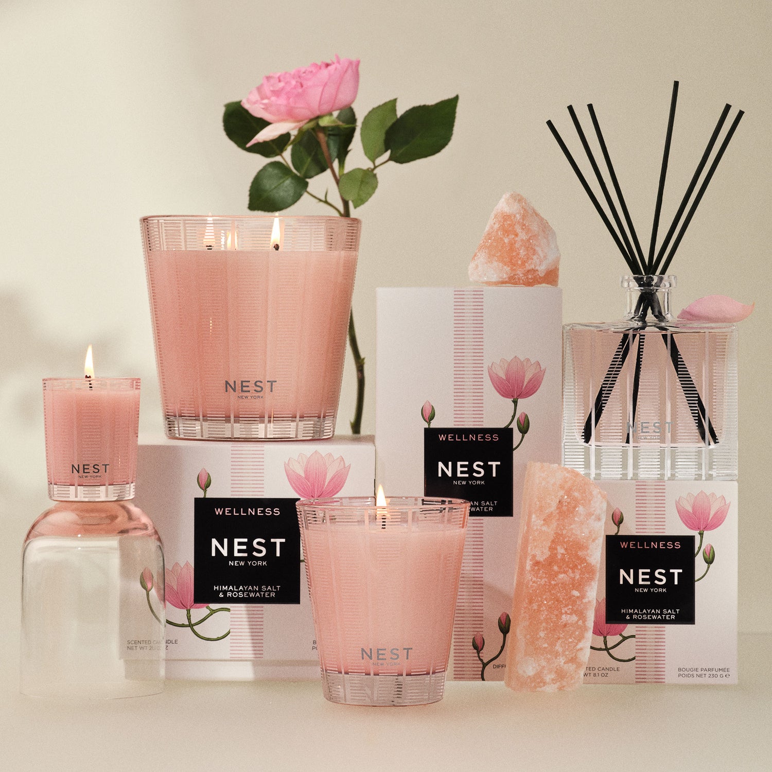 Image of product in the same collection as Nest Himalayan Salt & Rosewater Reed Diffuser