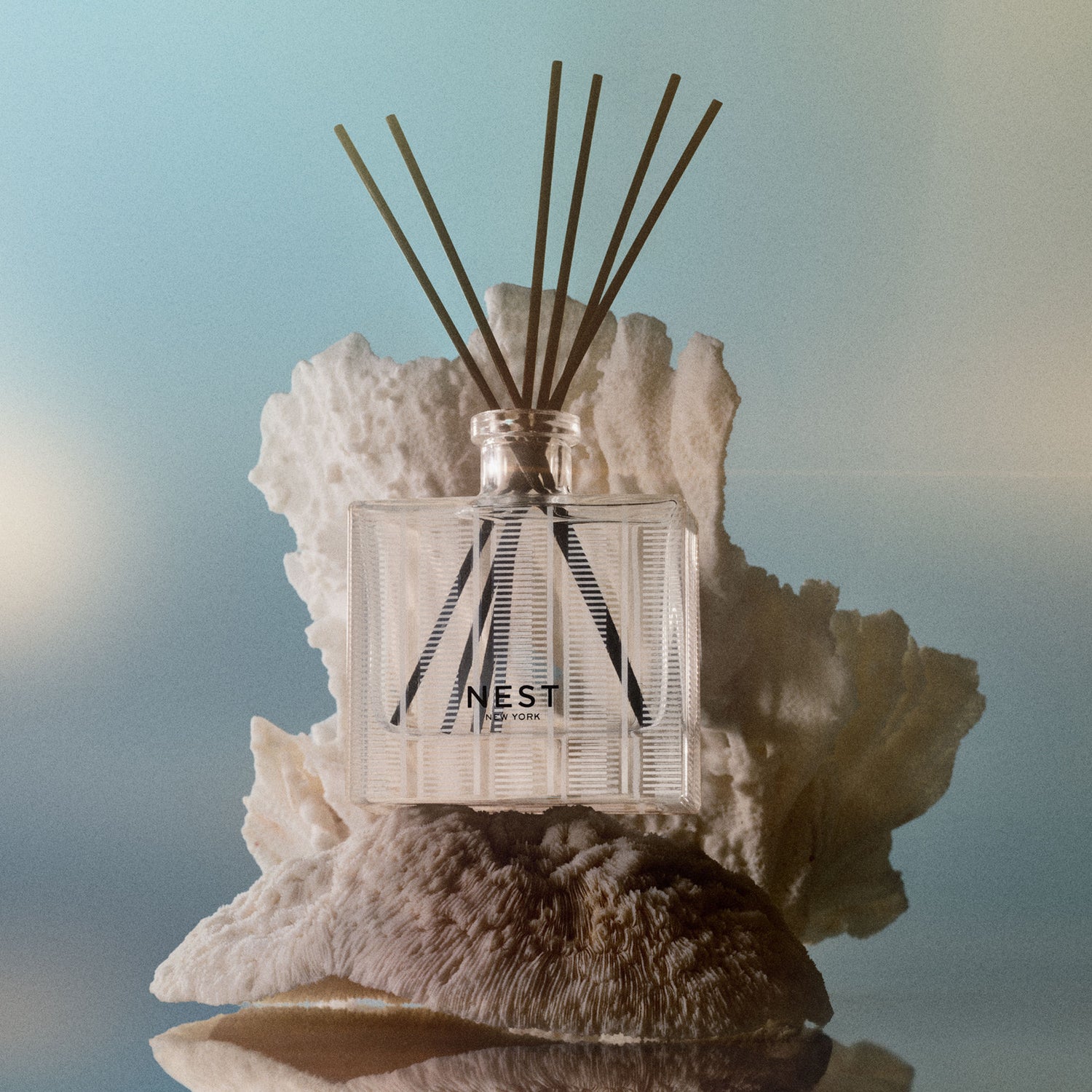 Lifestyle image of Nest Ocean Mist & Sea Salt Reed Diffuser