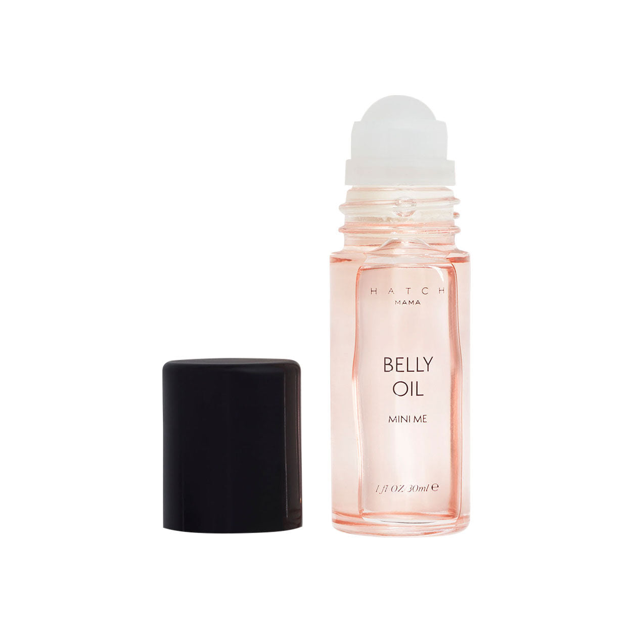 Image of an open Hatch Mama Belly Oil Mini Me