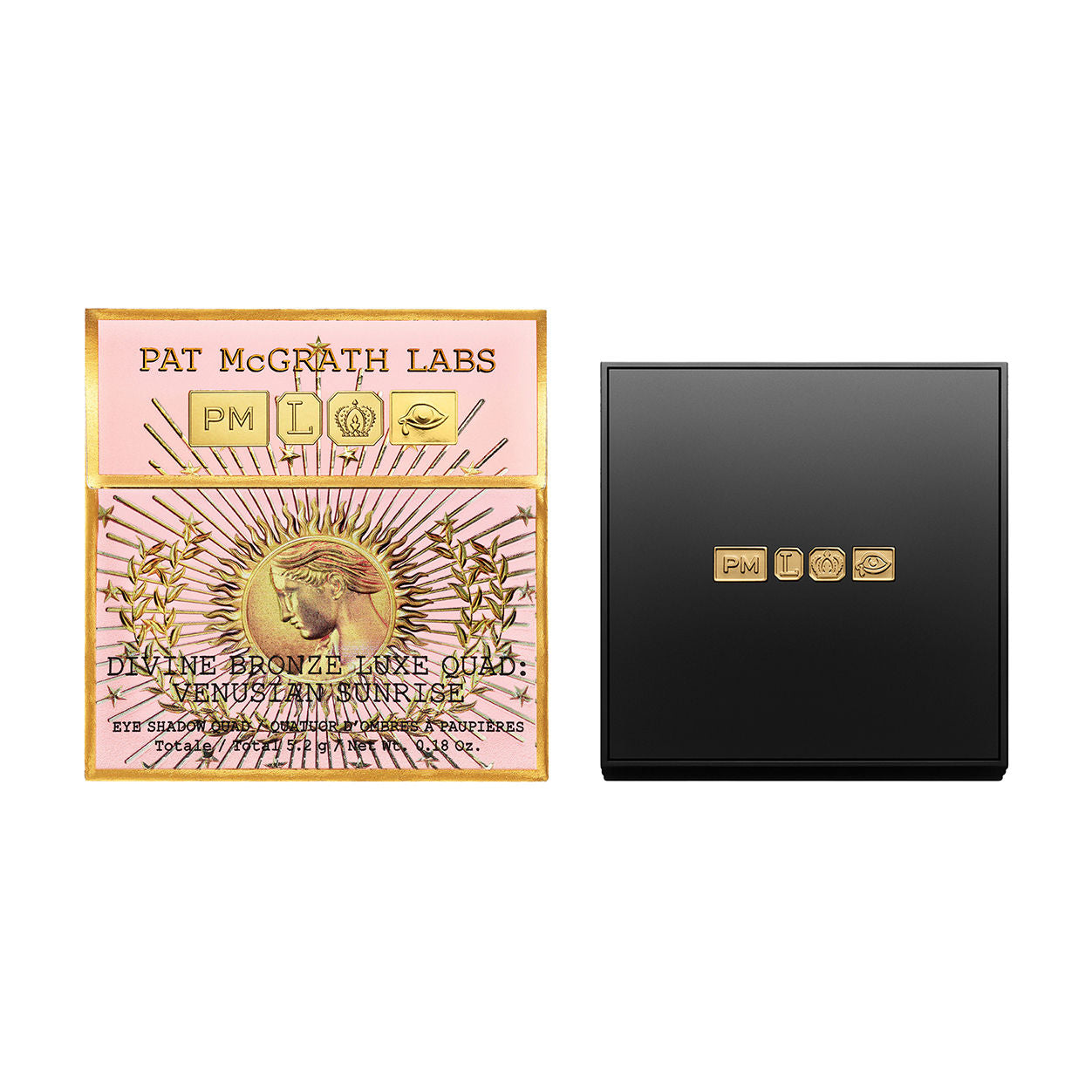Image of an open Pat McGrath Labs Divine Bronze Luxe Quad: Venusian Sunrise