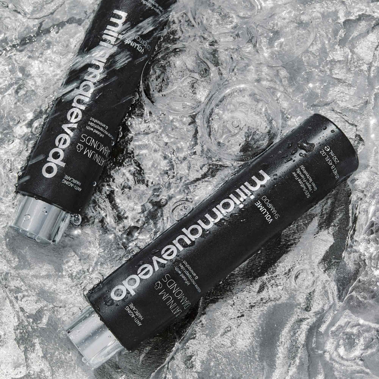 Lifestyle image of Miriam Quevedo Platinum and Diamonds Volume Shampoo