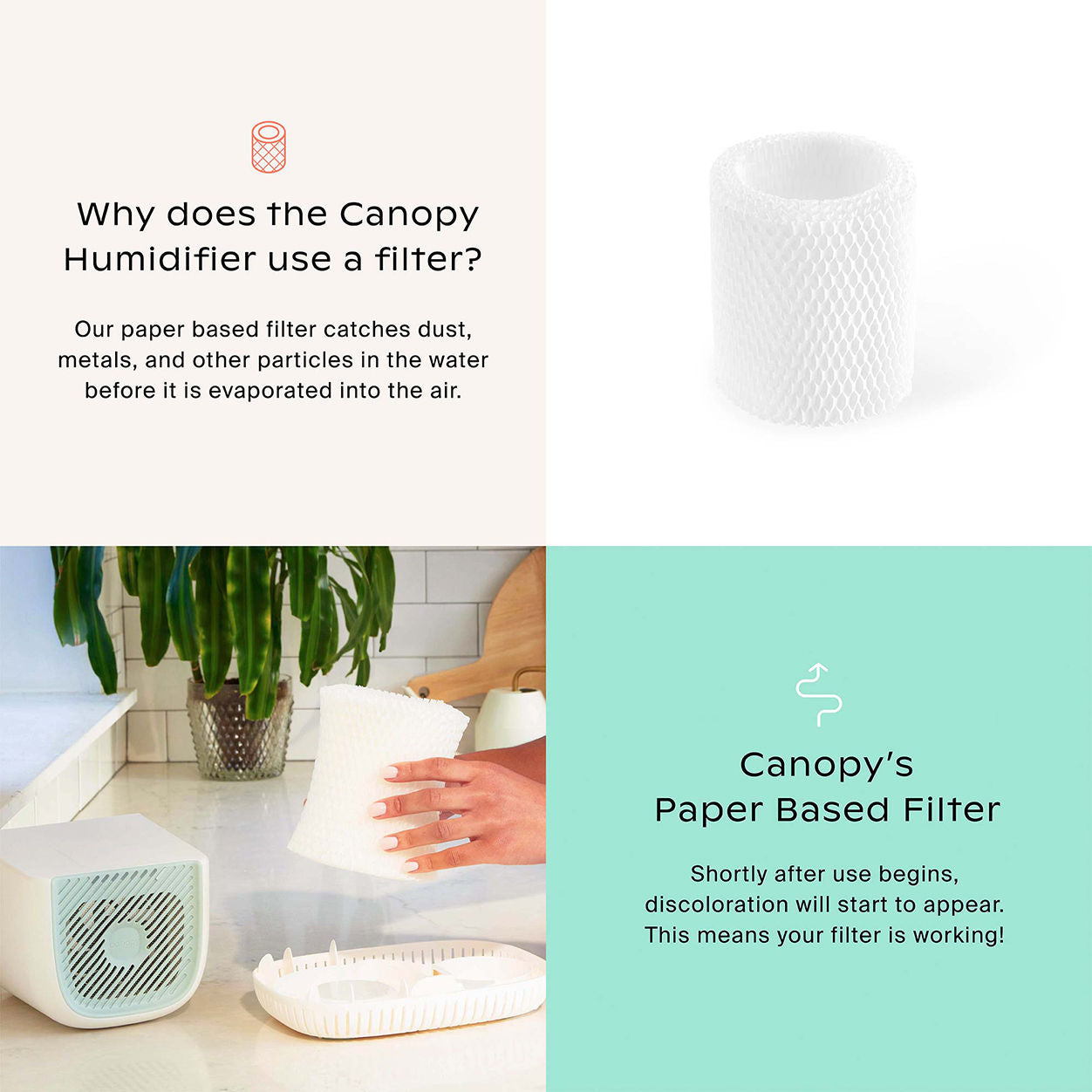 Information related to Canopy Humidifier Filter