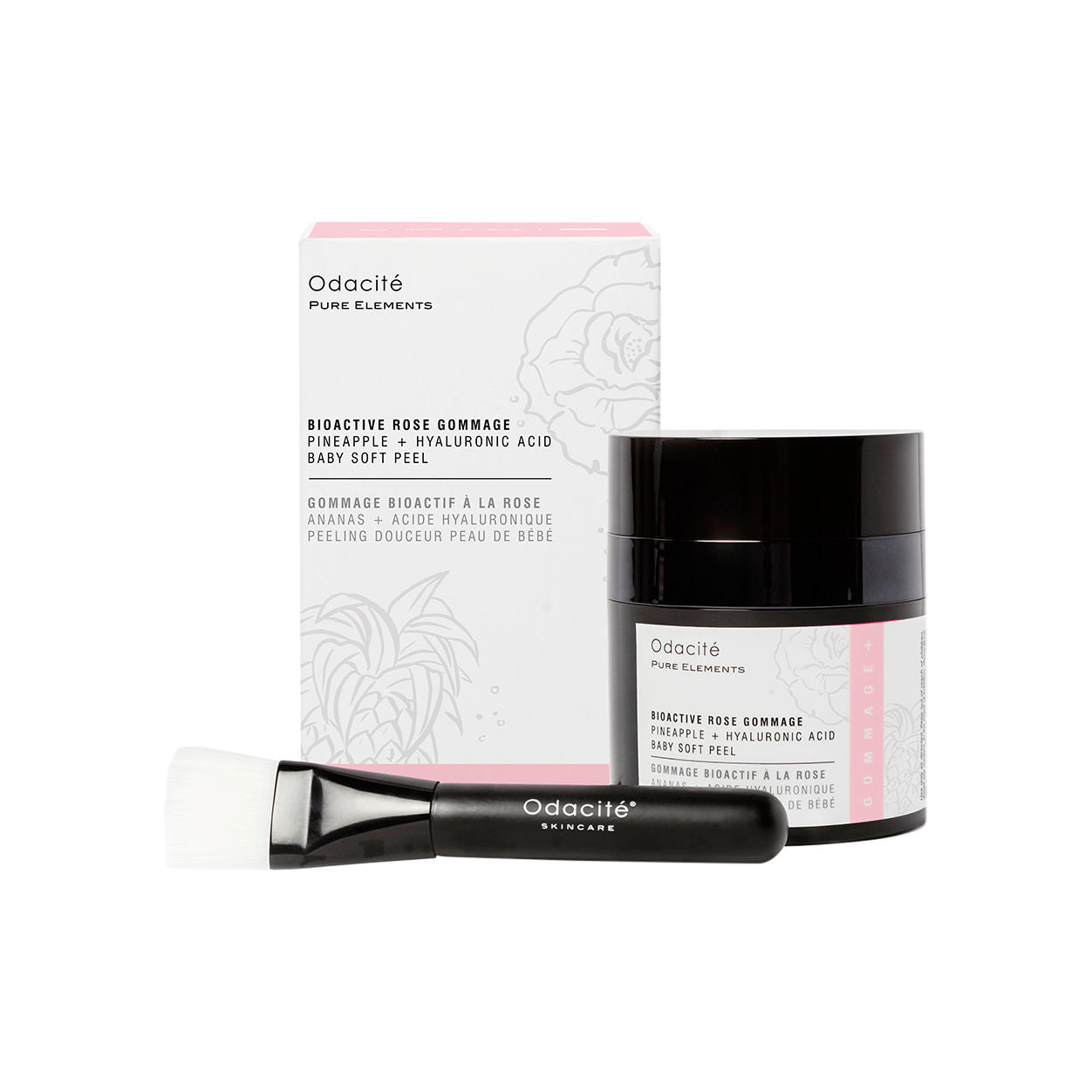 Image of the Odacité Bioactive Rose Gommage box