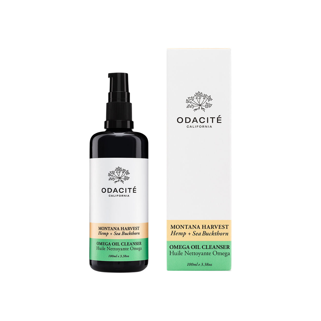 Image of the Odacité Montana Harvest Omega Oil Cleanser box