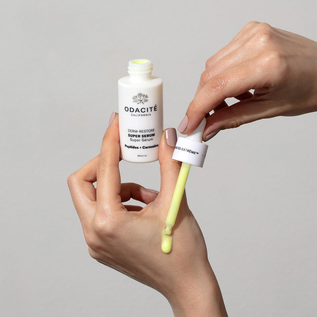 Lifestyle image of Odacité Edelweiss Extreme Derm-Restore Super Serum
